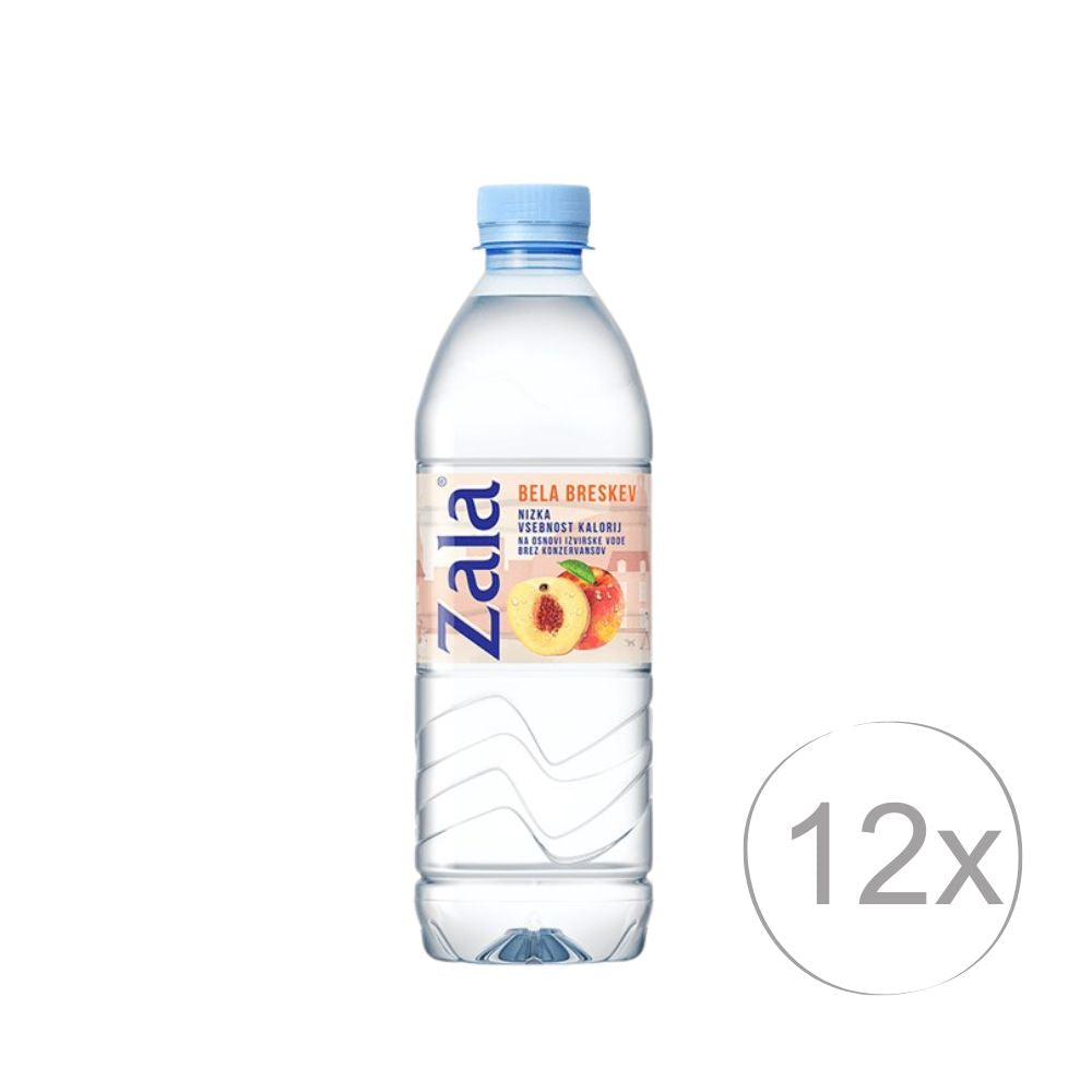 VODA ZALA BELA BRESKEV 0,5L PET 12 KOS
