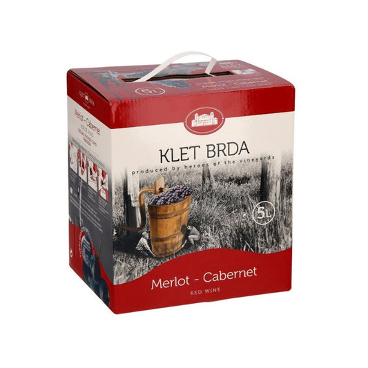 VINO CABERNET MERLOT BOX BRDA 5L