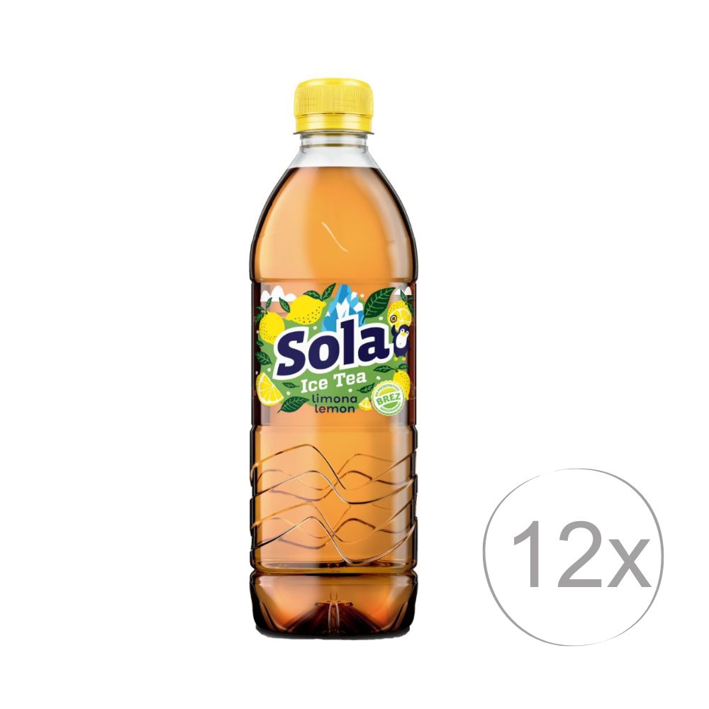 LEDENI ČAJ SOLA LIMONA 0,5L PET 12 KOS