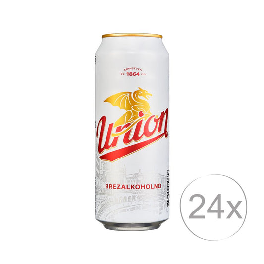 PIVO UNION UNI BREZALK 0,5L PLC 24 KOS