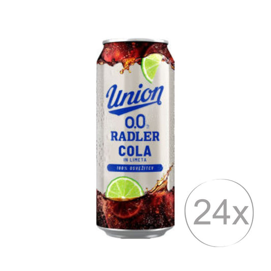 RADLER UNION COLA LIMETA 0% 0,5L PLC 24 KOS
