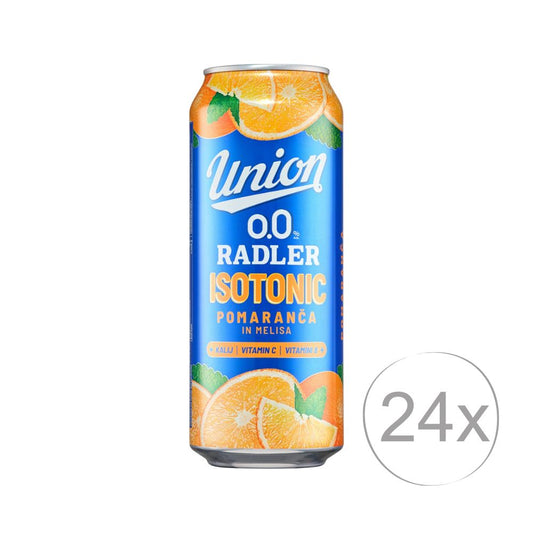 RADLER UNION ISO POMARANČA 0% 0,5L PLC 24 KOS