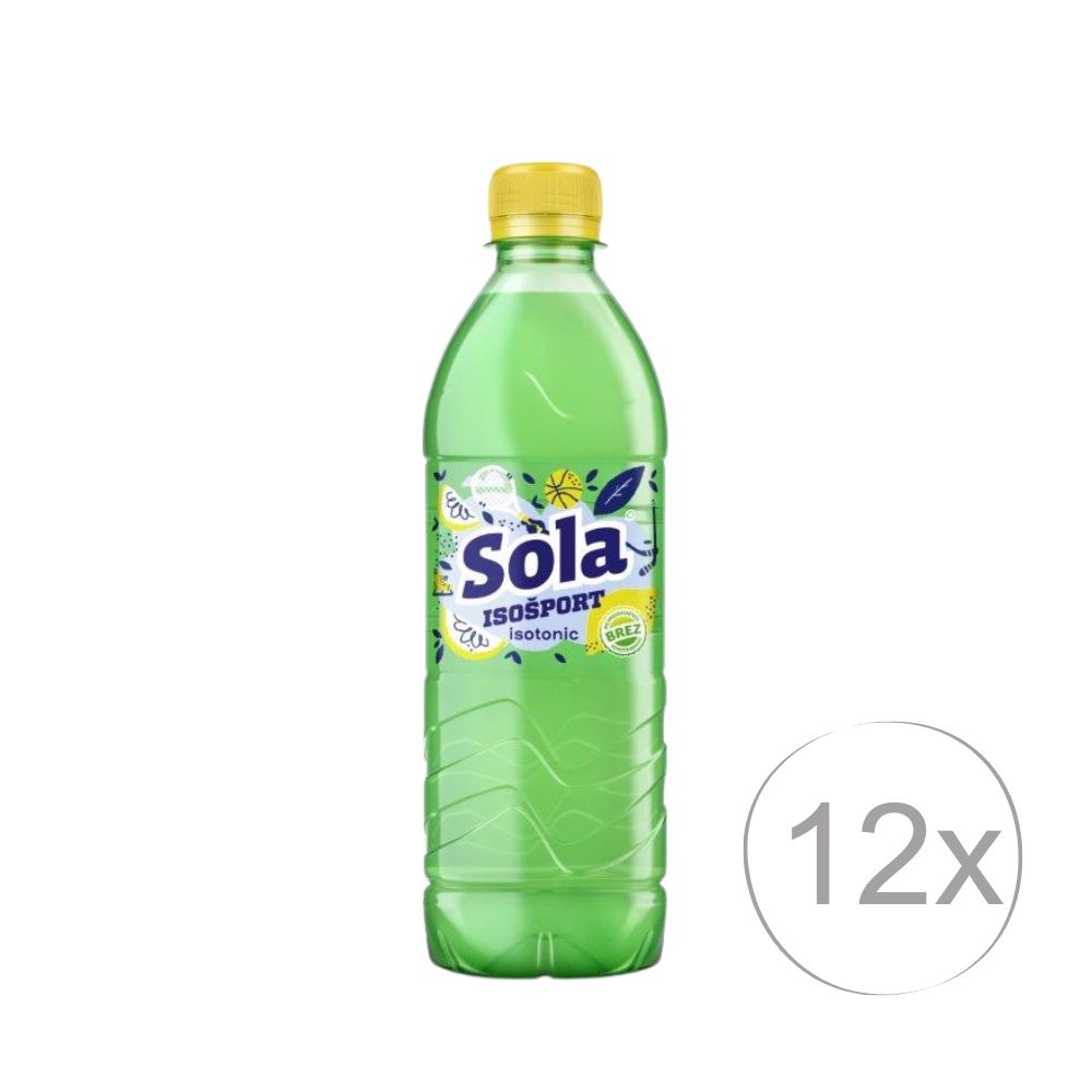 SOLA ISOŠPORT 0,5L PET 12 KOS