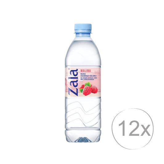 VODA ZALA MALINA 0,5L PET 12 KOS